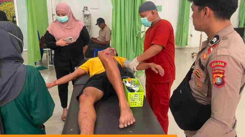 Pria di Wonomulyo Ditikam Menggunakan Badik, Pelaku Serahkan Diri ke Polsek Urban Wonomulyo 