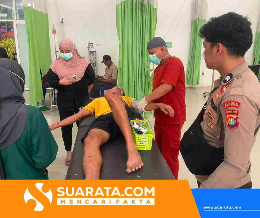 Pria di Wonomulyo Ditikam Menggunakan Badik, Pelaku Serahkan Diri ke Polsek Urban Wonomulyo 