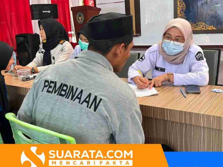 Lapas Parepare Bersama Puskesmas Lompoe Laksanakan Mobile VCT HIV/AIDS bagi 237 Warga Binaan
