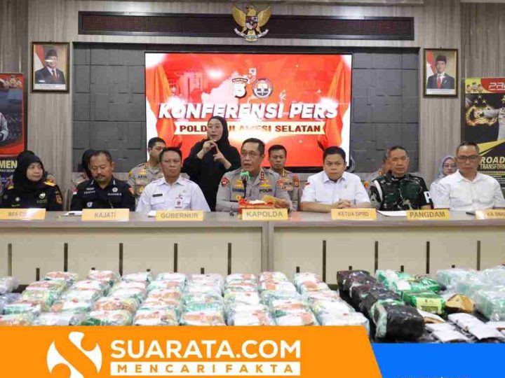Polda Sulsel Musnahkan Barang Bukti Narkotika Hasil Pengungkapan Jaringan Internasional Periode Januari–Juni 2026