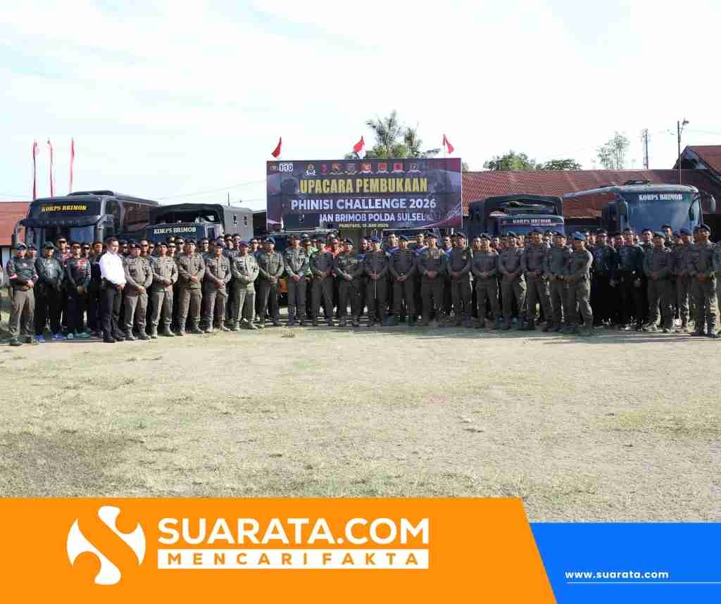 Phinisi Challenge 2026 Resmi Dimulai, Dansat Brimob Sulsel Tekankan Sportivitas