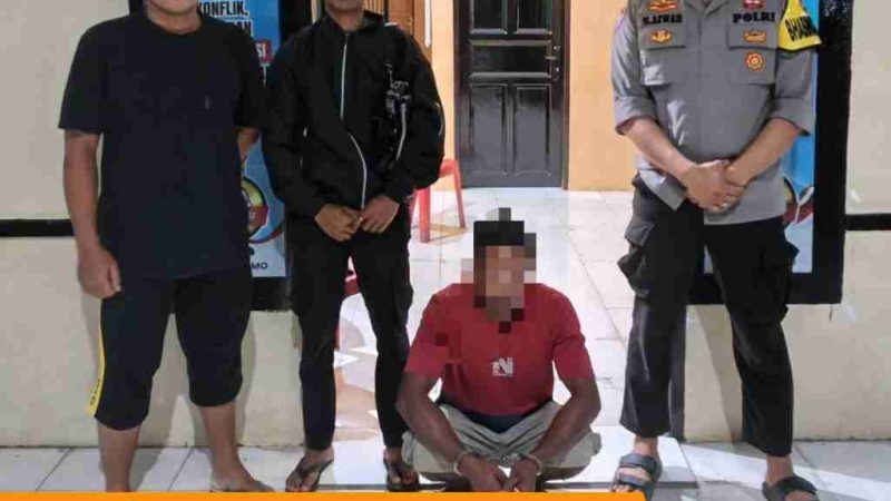 Dua Jam Usai Laporan, Polsek Tommo Amankan Terduga Pelaku Percobaan Pemerkosaan