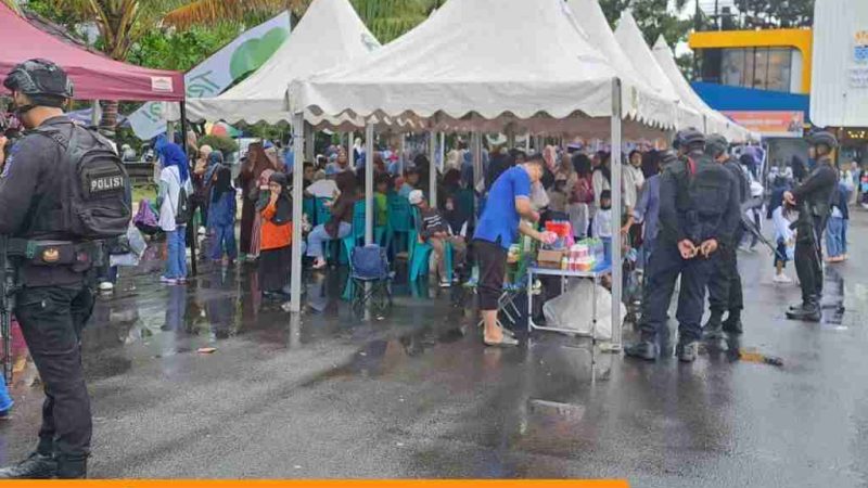 Jaga Kamtibmas, Brimob Sulsel Intensif Patroli di Titik Keramaian Parepare