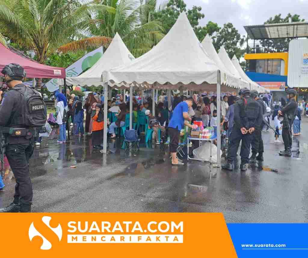 Jaga Kamtibmas, Brimob Sulsel Intensif Patroli di Titik Keramaian Parepare