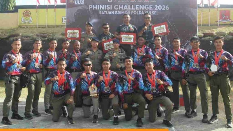 Batalyon B Pelopor Sabet Juara Umum II Phinisi Challenge 2026