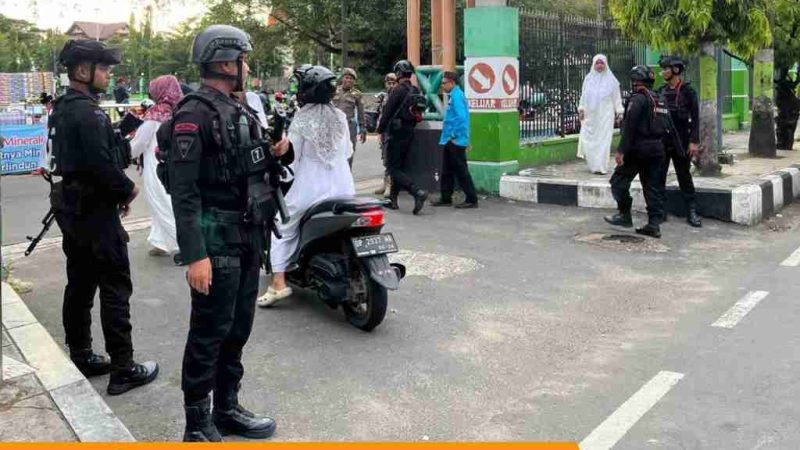 Brimob Sulsel Hadir Jaga Keamanan Peringatan Tahun Baru Islam di Kota Parepare