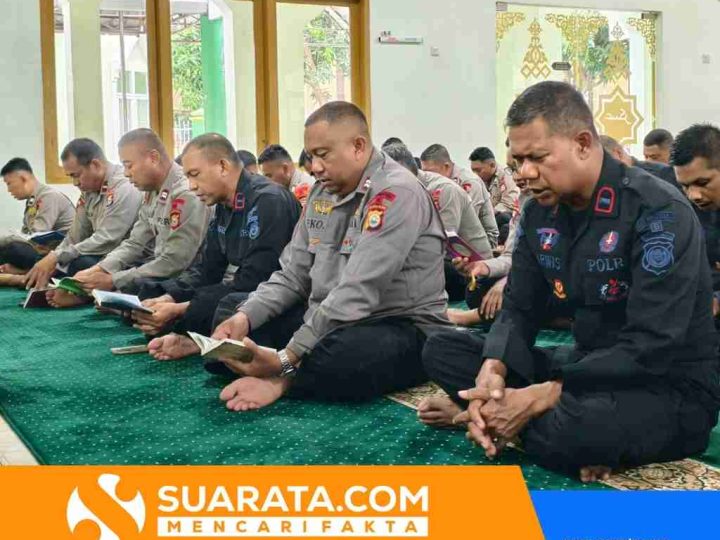 Batalyon B Pelopor Perkuat Iman dan Takwa Lewat Doa Bersama Tahun Baru Islam 1448 H