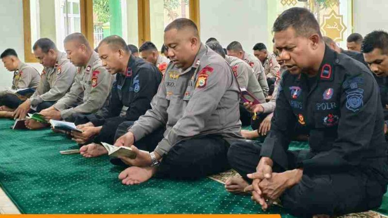 Batalyon B Pelopor Perkuat Iman dan Takwa Lewat Doa Bersama Tahun Baru Islam 1448 H