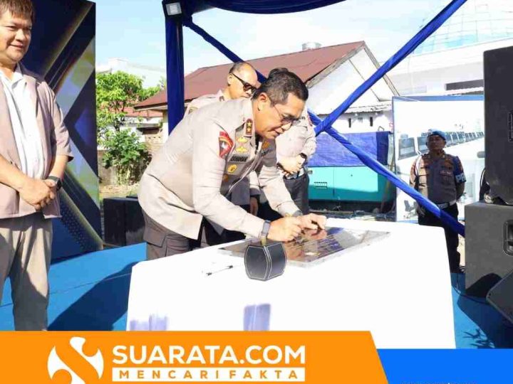 Kapolda Sulsel Letakkan Batu Pertama Pembangunan Gedung BPKB Prototype Ditlantas Polda Sulsel, Wujudkan Layanan Modern dan Transparan