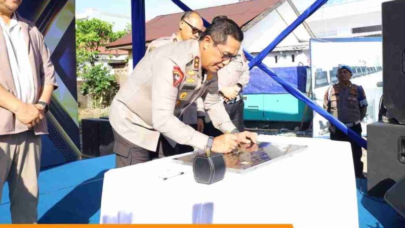 Kapolda Sulsel Letakkan Batu Pertama Pembangunan Gedung BPKB Prototype Ditlantas Polda Sulsel, Wujudkan Layanan Modern dan Transparan