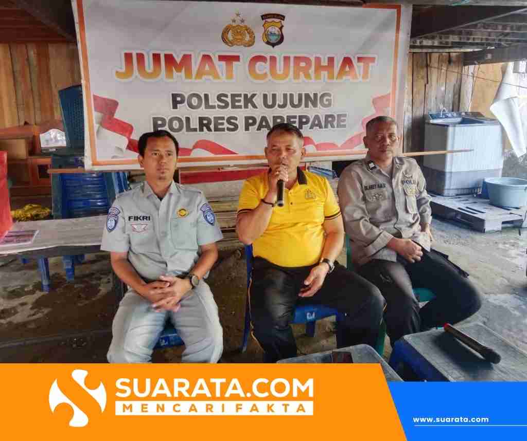 Jumat Curhat Polsek Ujung Jadi Ruang Dialog Warga Lapadde, Berbagai Persoalan Kamtibmas Mengemuka