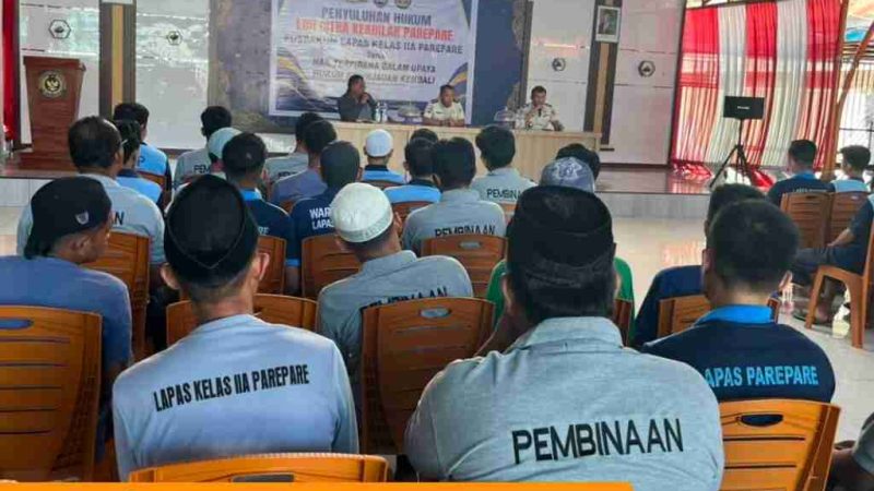 Posbakum Lapas Parepare Gelar Penyuluhan Hukum tentang Hak Terpidana dalam Upaya Hukum Peninjauan Kembali