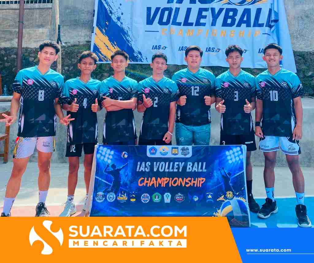 MAN Pinrang Ukir Prestasi, Tim Voli Putra Sabet Juara II di Turnamen IAS Parepare