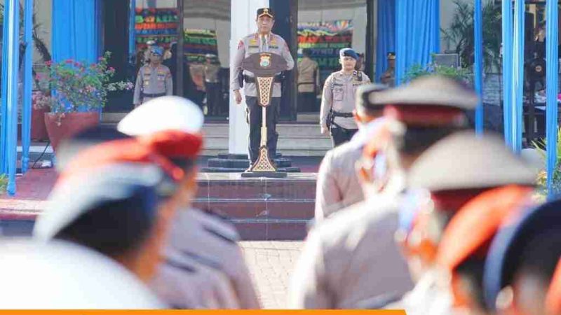 Kapolda Sulsel Pimpin Upacara Laporan Kenaikan Pangkat Personel Polri dan PNS Polri Periode 1 Juli 2026
