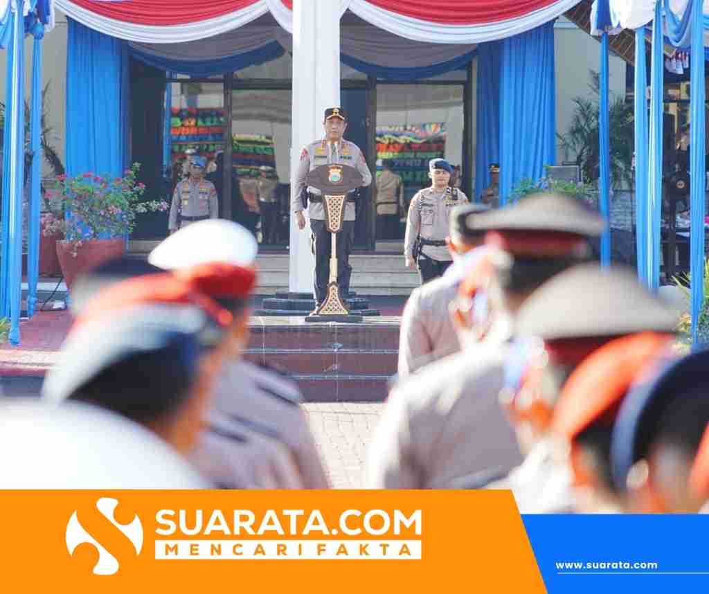 Kapolda Sulsel Pimpin Upacara Laporan Kenaikan Pangkat Personel Polri dan PNS Polri Periode 1 Juli 2026