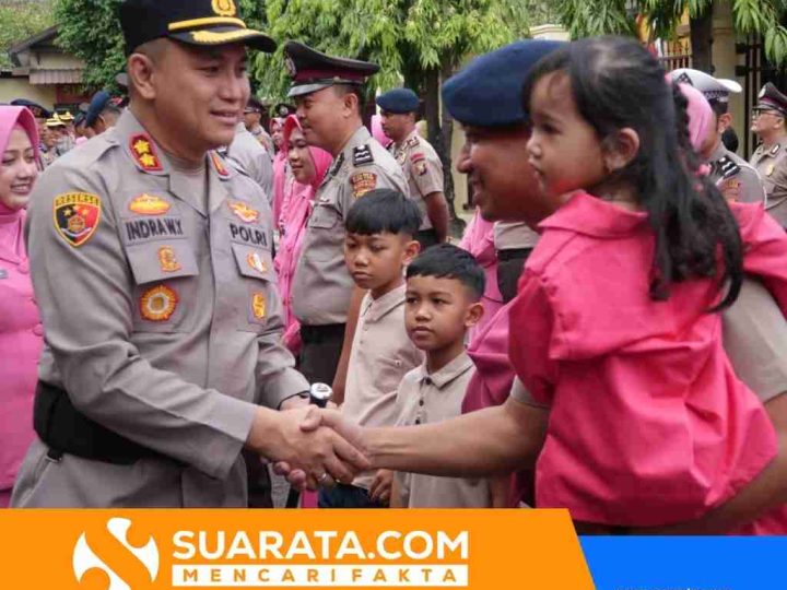 Kapolres Parepare Pimpin Upacara Korps Raport , 88 Personel Polri Resmi Naik Pangkat