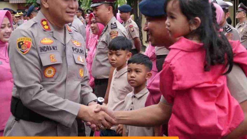 Kapolres Parepare Pimpin Upacara Korps Raport , 88 Personel Polri Resmi Naik Pangkat