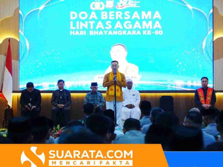 Polda Sulsel Gelar Doa Bersama Lintas Agama dalam Rangka Peringatan Hari Bhayangkara ke-80 Tahun 2026