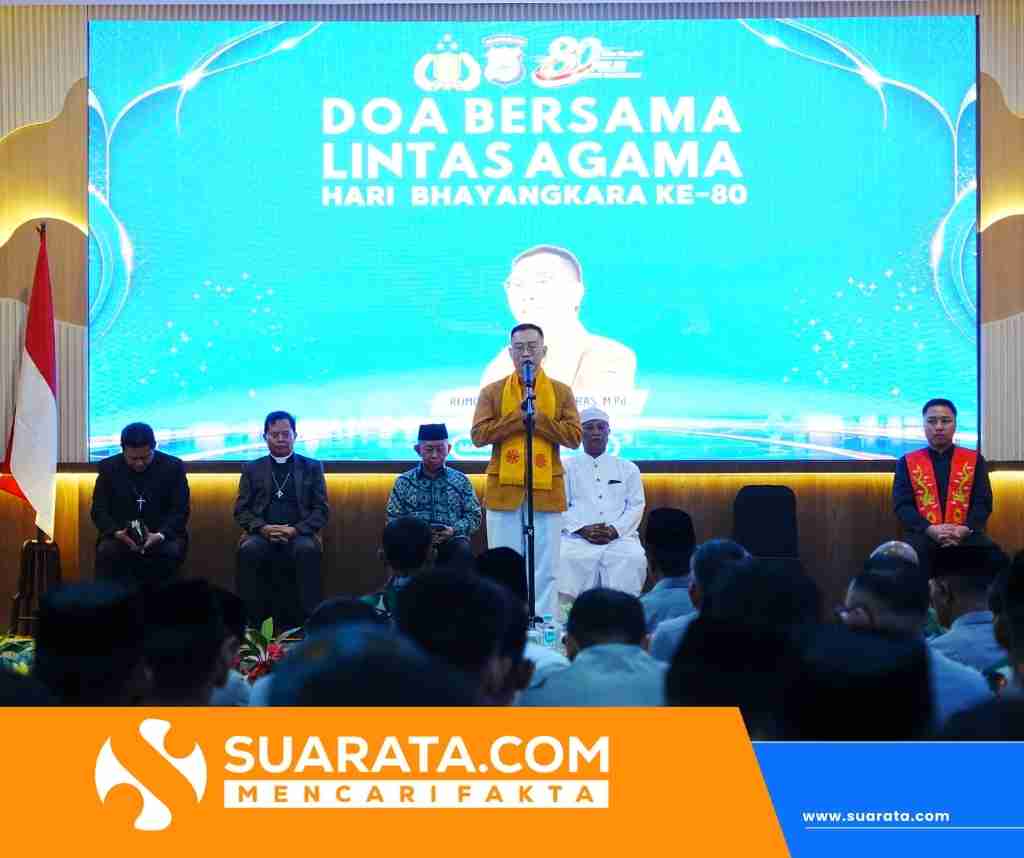 Polda Sulsel Gelar Doa Bersama Lintas Agama dalam Rangka Peringatan Hari Bhayangkara ke-80 Tahun 2026