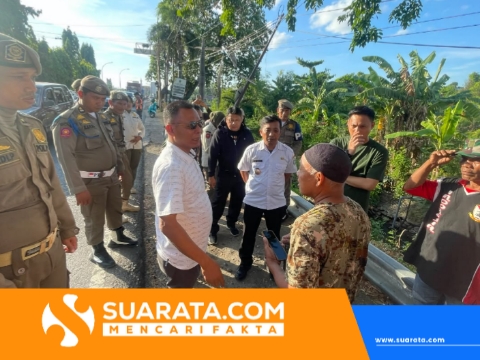 Aduan Masyarakat, PKL Di Poros Trans Nasional Di Bau Massepe Ditertibkan