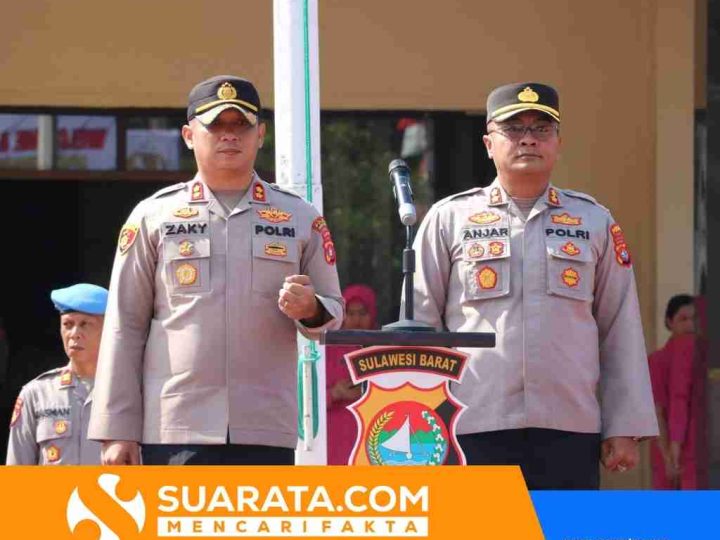 Polres Polman Gelar Welcome and Farewell Parade Kapolres, AKBP Zaky Maghfur Resmi Disambut
