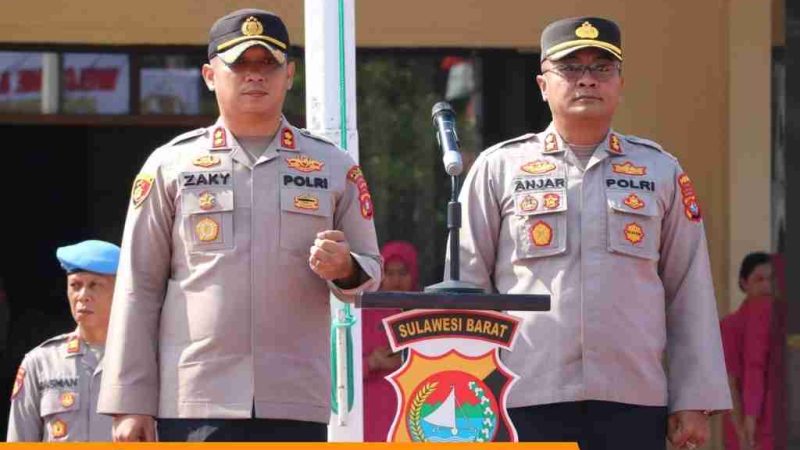 Polres Polman Gelar Welcome and Farewell Parade Kapolres, AKBP Zaky Maghfur Resmi Disambut
