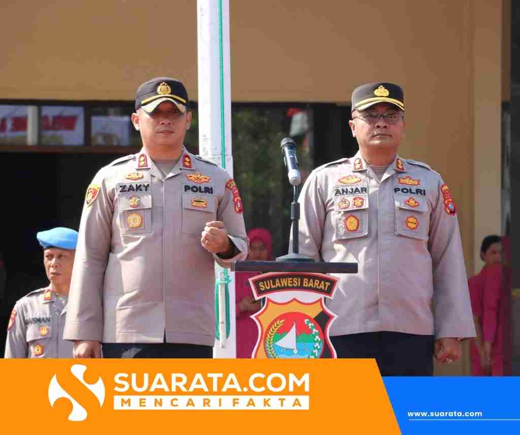 Polres Polman Gelar Welcome and Farewell Parade Kapolres, AKBP Zaky Maghfur Resmi Disambut