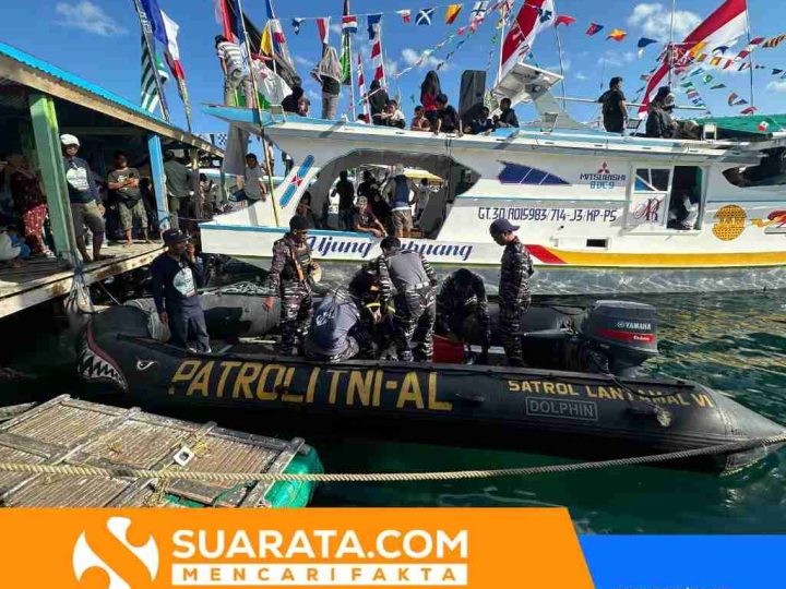 Pesta Nelayan Ujung Labuang Berlangsung Meriah, TNI AL Kawal 70 Kapal Nelayan