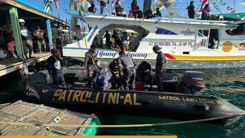 Pesta Nelayan Ujung Labuang Berlangsung Meriah, TNI AL Kawal 70 Kapal Nelayan
