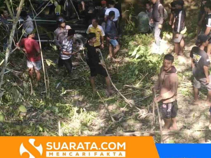 Mobil Terjun ke Jurang di Taramanu, Polsek Tutar Sigap Tangani Laka Tunggal