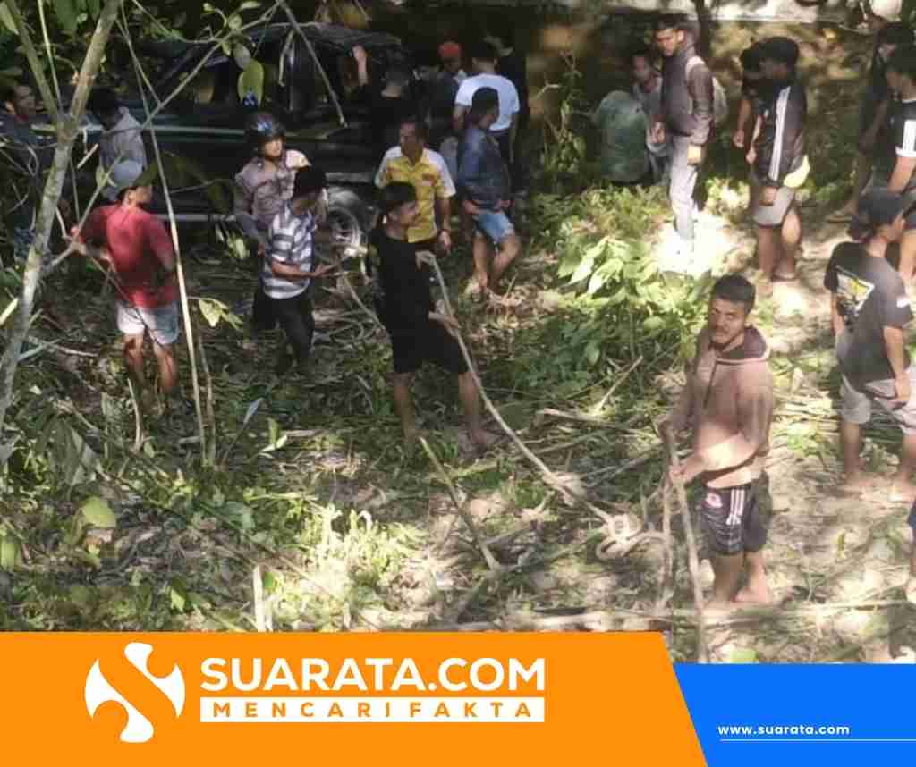 Mobil Terjun ke Jurang di Taramanu, Polsek Tutar Sigap Tangani Laka Tunggal