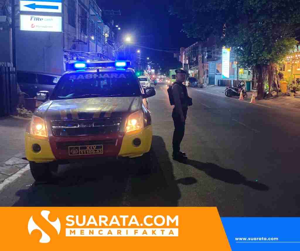 Antisipasi Terjadinya Gangguan Kamtibmas Sat Samapta Gencar Melakukan Patroli di Kota Parepare 