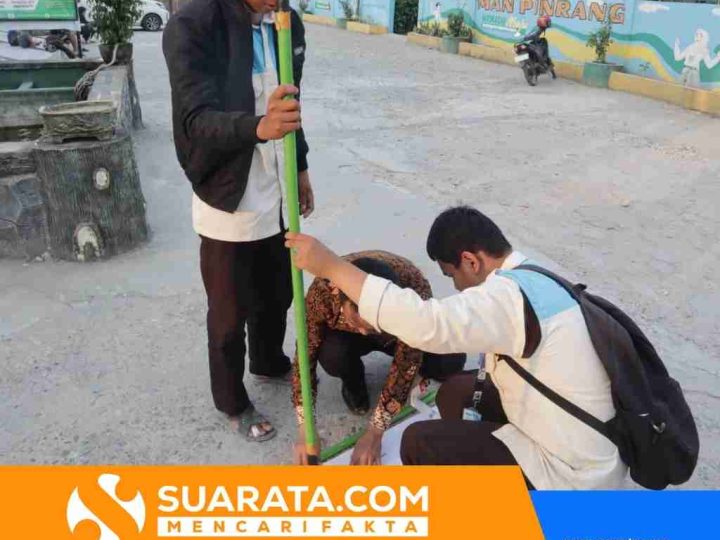 Momentum Rasdhul Qiblat 2026, MAN Pinrang Lakukan Verifikasi Akurasi Arah Kiblat Masjid