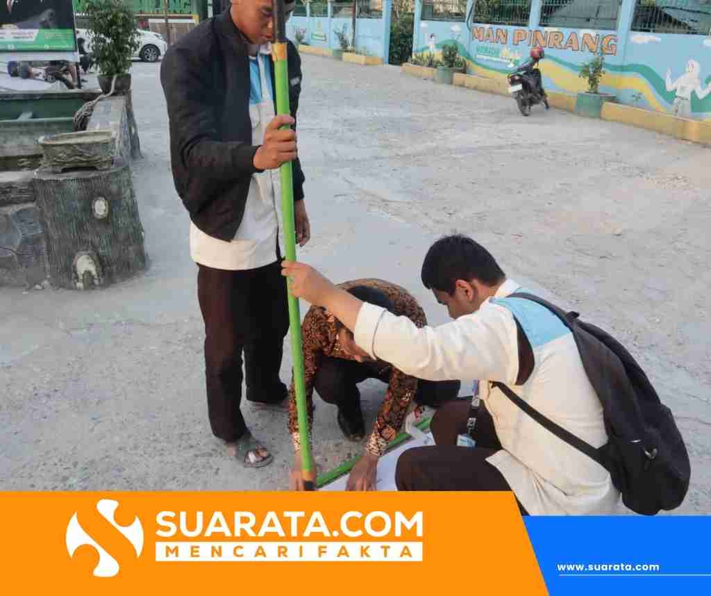 Momentum Rasdhul Qiblat 2026, MAN Pinrang Lakukan Verifikasi Akurasi Arah Kiblat Masjid