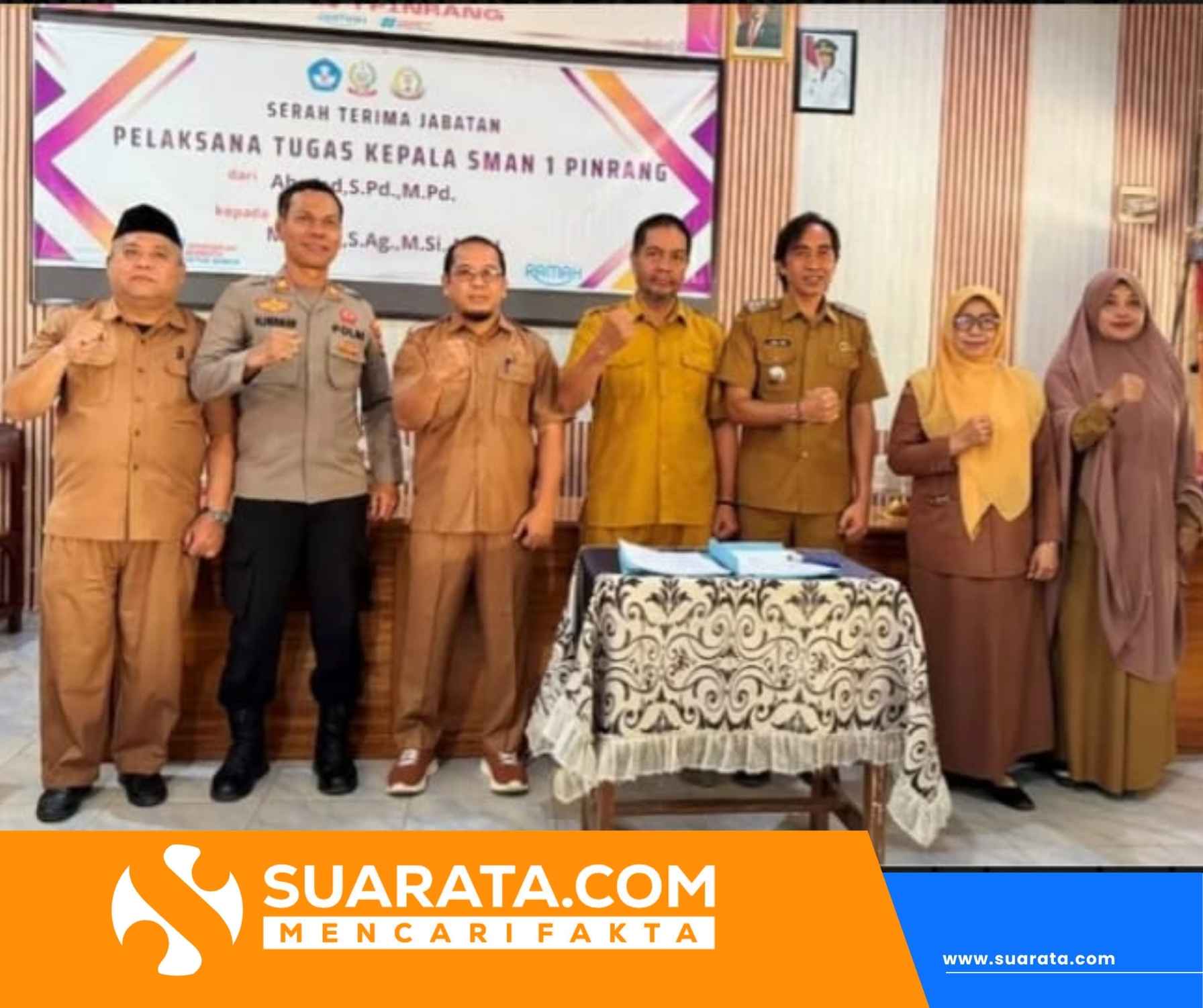 SMAN 1 Pinrang Tata Manajemen Sambut Tahun Ajaran Baru