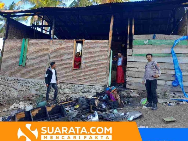 Rumah Kosong di Balanipa Hangus Dilalap Api, Dugaan Korsleting Masih Diselidiki
