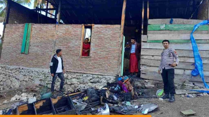 Rumah Kosong di Balanipa Hangus Dilalap Api, Dugaan Korsleting Masih Diselidiki