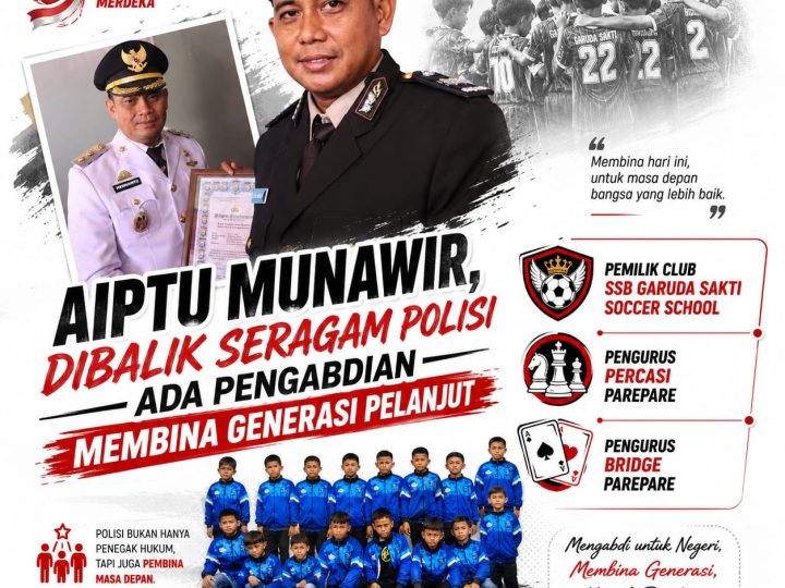 Aiptu Munawir, Polisi Pembina Generasi Pelanjut Lewat Sepak Bola