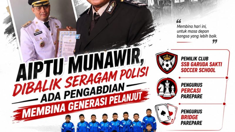 Aiptu Munawir, Polisi Pembina Generasi Pelanjut Lewat Sepak Bola