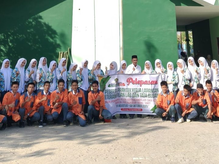 Bekali Keahlian dan Pengalaman, MAN Pinrang Lepas 52 Murid PKL