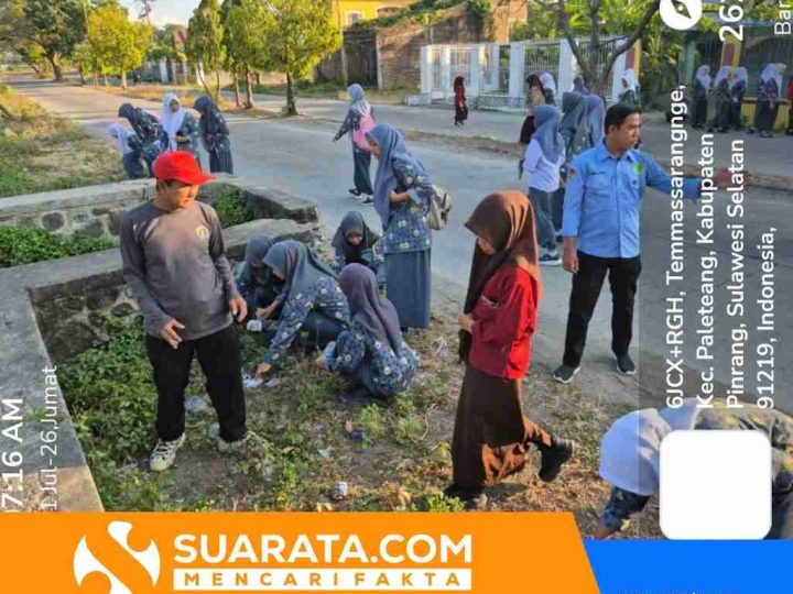 MAN Pinrang Perkuat Kepedulian Lingkungan Melalui Gerakan Indonesia ASRI, Wujudkan Madrasah Bersih dan Nyaman
