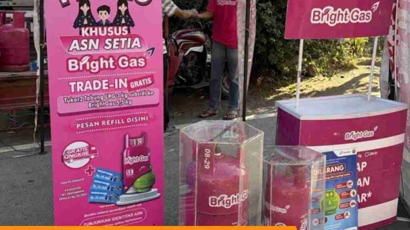 Pertamina Hadirkan Promo BrightGas di Car Free Day, Dukung LPG 3 Kg Tepat Sasaran