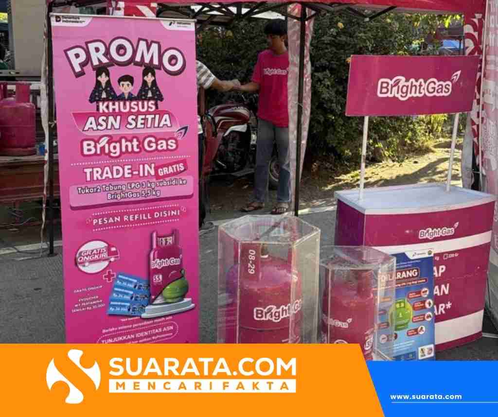 Pertamina Hadirkan Promo BrightGas di Car Free Day, Dukung LPG 3 Kg Tepat Sasaran