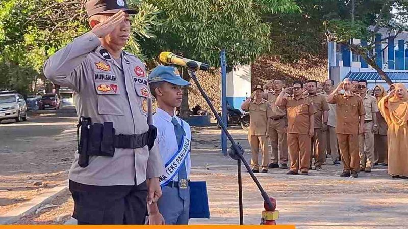 Police Goes To School, Sat Binmas Polres Parepare Tanamkan Disiplin dan Kesadaran Hukum di SMKN 2