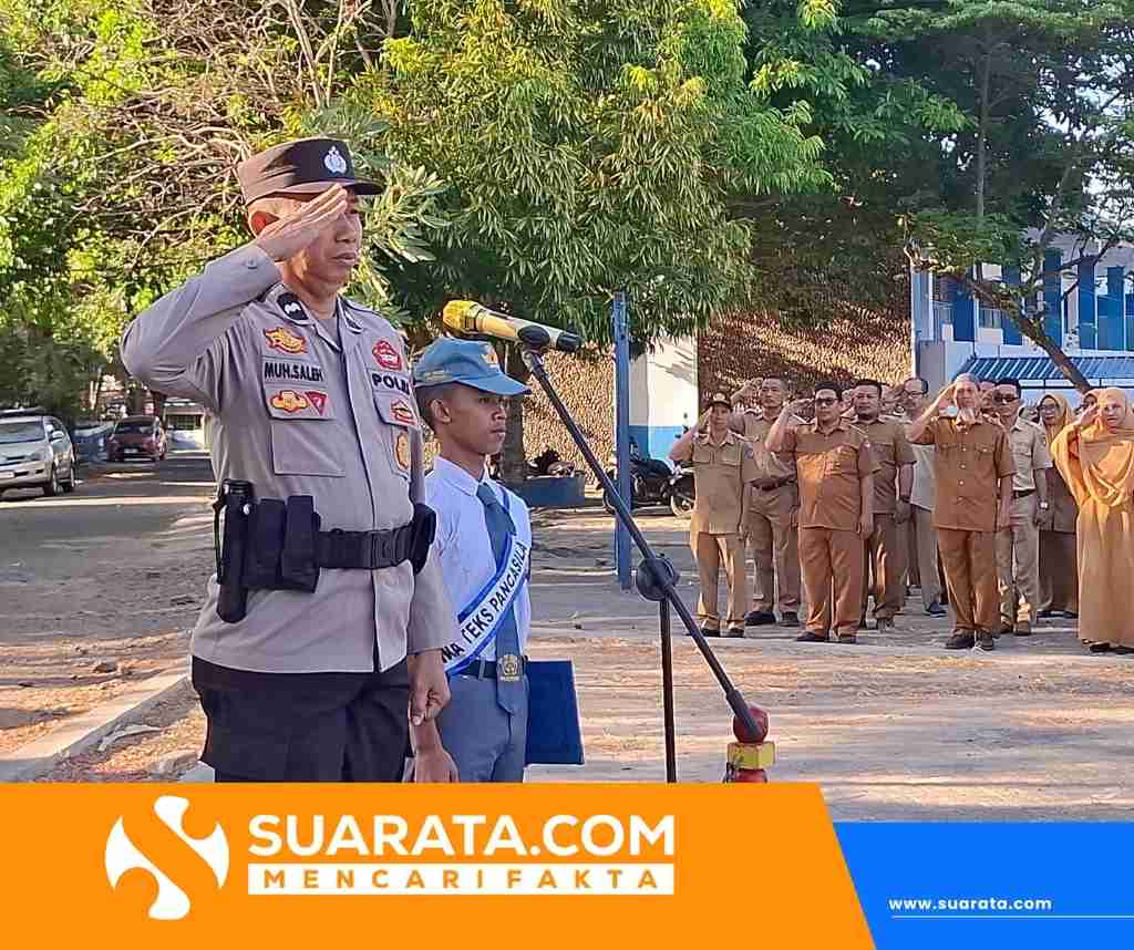 Police Goes To School, Sat Binmas Polres Parepare Tanamkan Disiplin dan Kesadaran Hukum di SMKN 2