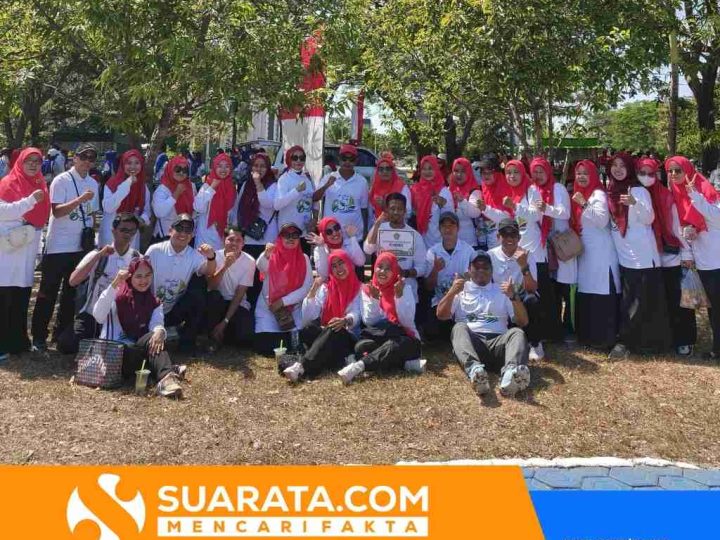 MAN Pinrang Turut Semarakkan Pembukaan Porseni HUT ke-81 RI Tingkat Kabupaten Pinrang