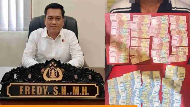 Polres Majene Amankan Terduga Pelaku Pencurian Uang di Pasar Sentral
