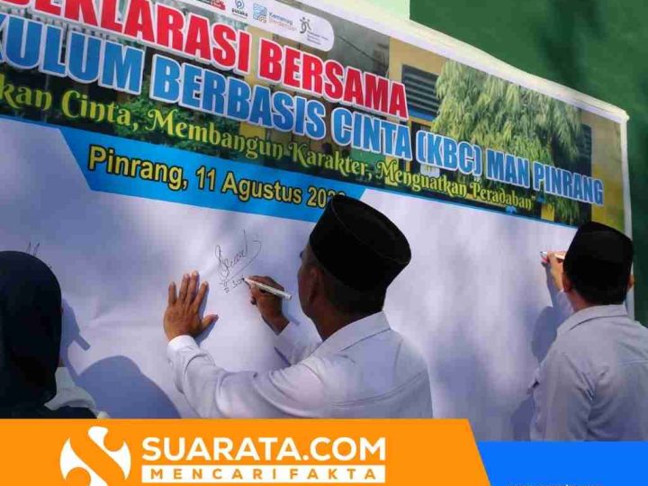 Implementasi KBC Resmi Dimulai, MAN Pinrang Bangun Madrasah Penuh Kasih dan Kepedulian