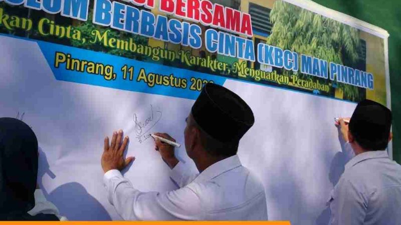Implementasi KBC Resmi Dimulai, MAN Pinrang Bangun Madrasah Penuh Kasih dan Kepedulian