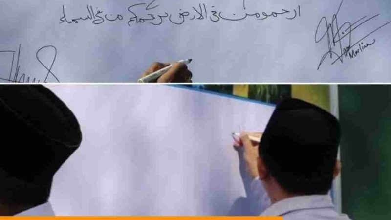 “Sayangilah yang di Bumi, Niscaya yang di Langit Menyayangimu”, Subair Wakamad Humas MAN Pinrang Teguhkan Deklarasi KBC